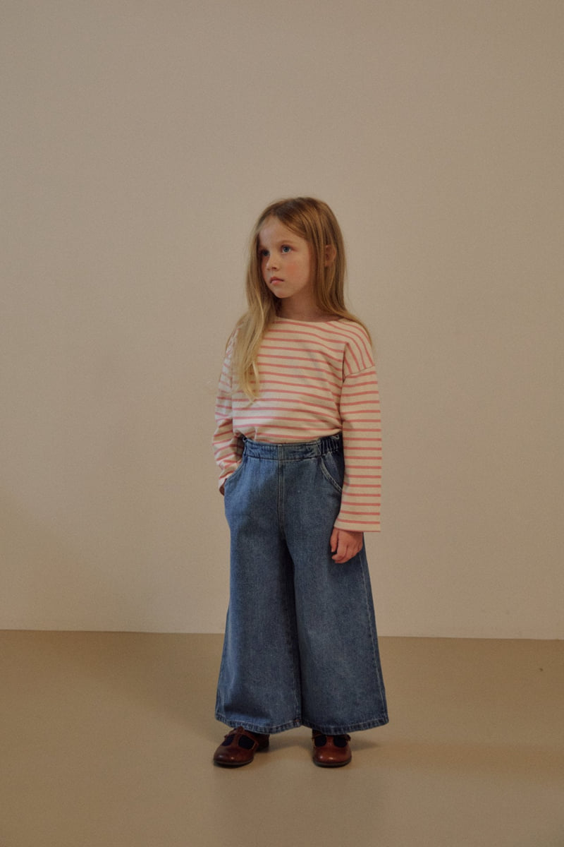 Soye - Korean Children Fashion - #childrensboutique - Rally Denim Pants (Denim) - 8