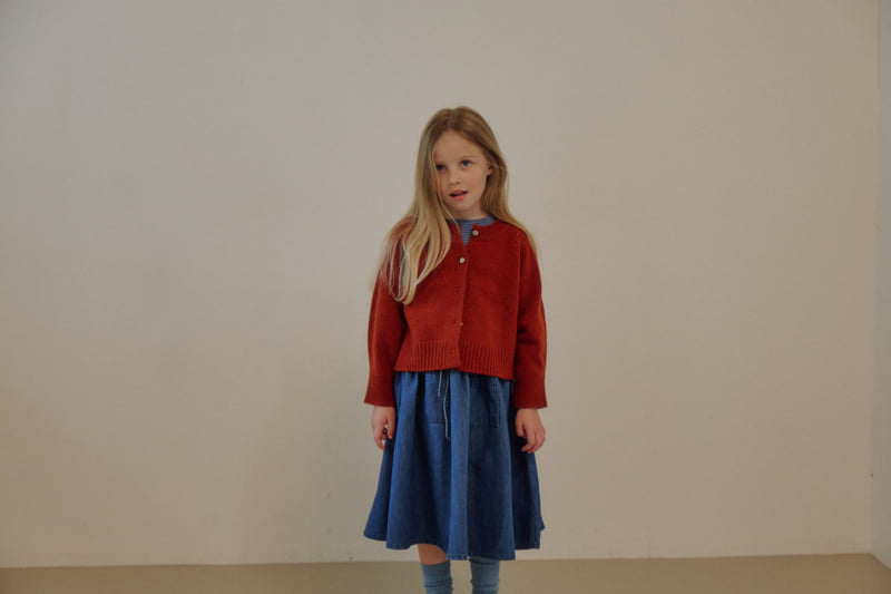 Soye - Korean Children Fashion - #designkidswear - Kiko Denim Skirt - 6