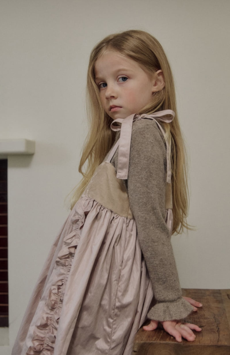 Soye - Korean Children Fashion - #designkidswear - Frill Ribbed Round Tee - 12