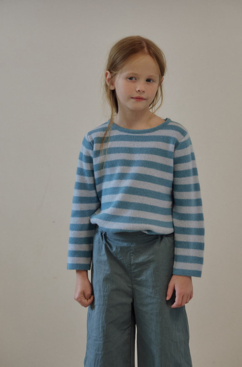 Soye - Korean Children Fashion - #designkidswear - Candy Stripe Round Tee - 11