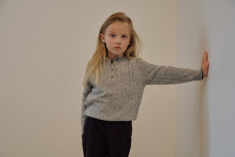 Soye - Korean Children Fashion - #designkidswear - Button Round Tee - 10