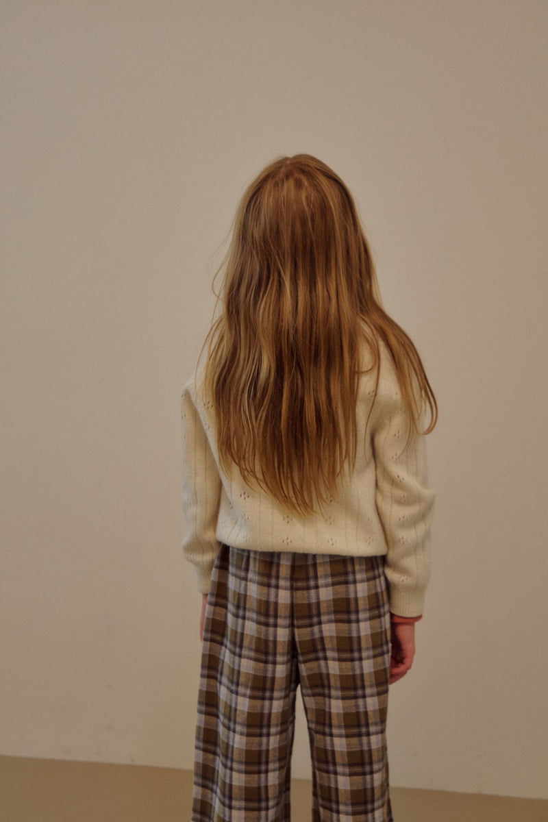 Soye - Korean Children Fashion - #designkidswear - Low Check Pants - 5