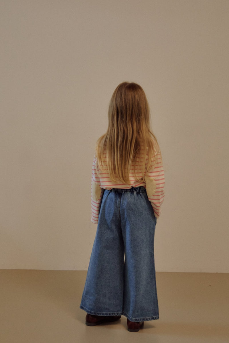 Soye - Korean Children Fashion - #designkidswear - Rally Denim Pants (Denim) - 9