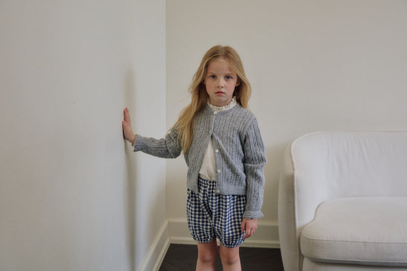 Soye - Korean Children Fashion - #designkidswear - Grid Pants - 4
