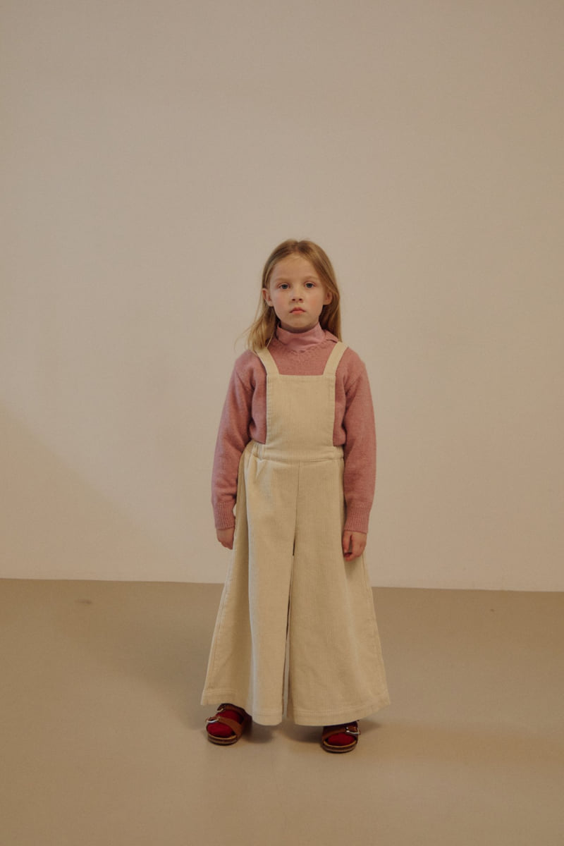 Soye - Korean Children Fashion - #fashionkids - Boston Corduroy Suspender Pants - 2