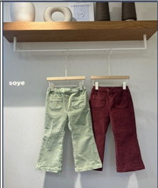 Soye - Korean Children Fashion - #fashionkids - Tile Pocket Pants - 12