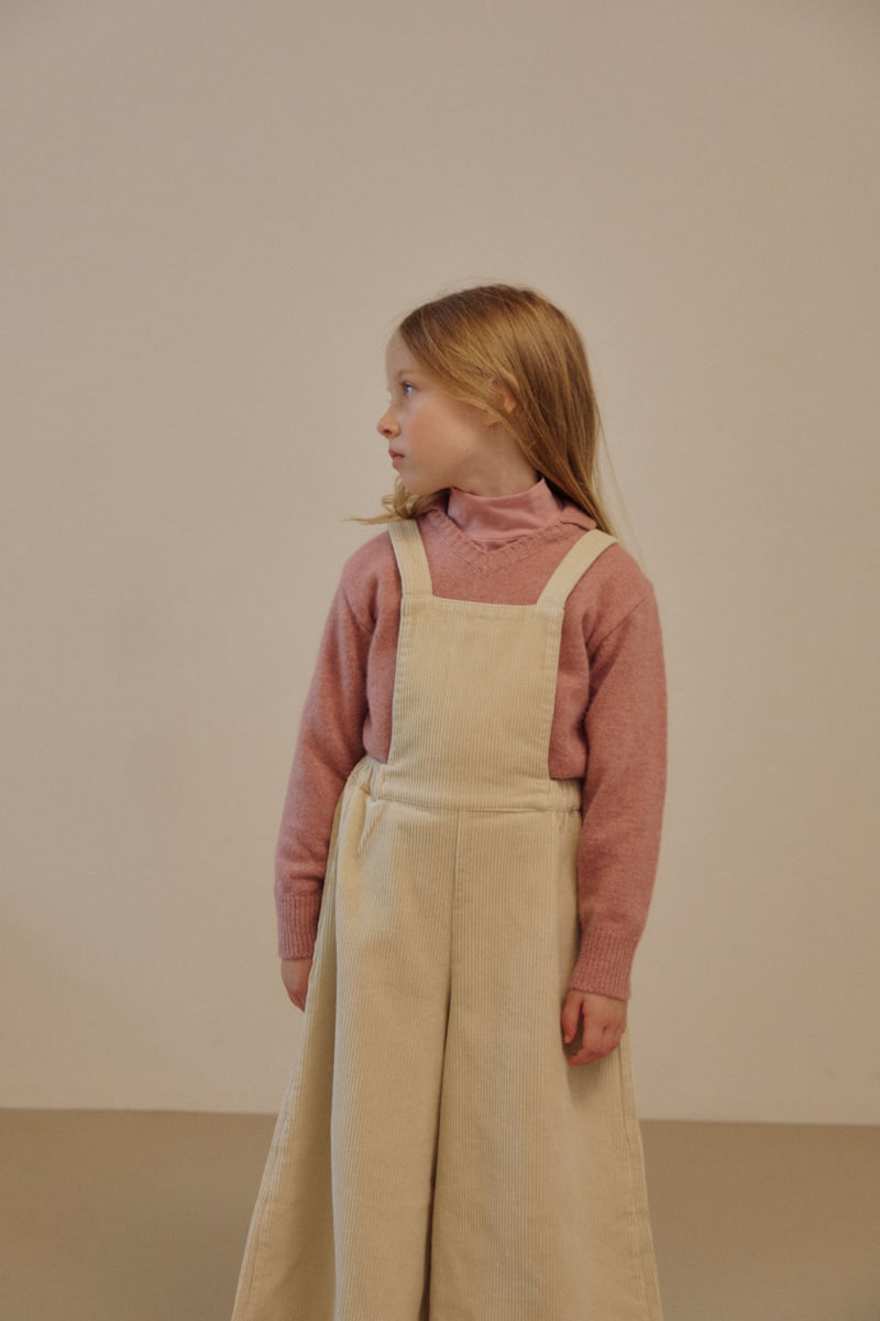 Soye - Korean Children Fashion - #kidsshorts - Boston Corduroy Suspender Pants - 3