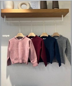Soye - Korean Children Fashion - #kidsshorts - Petit Collar Knit - 12