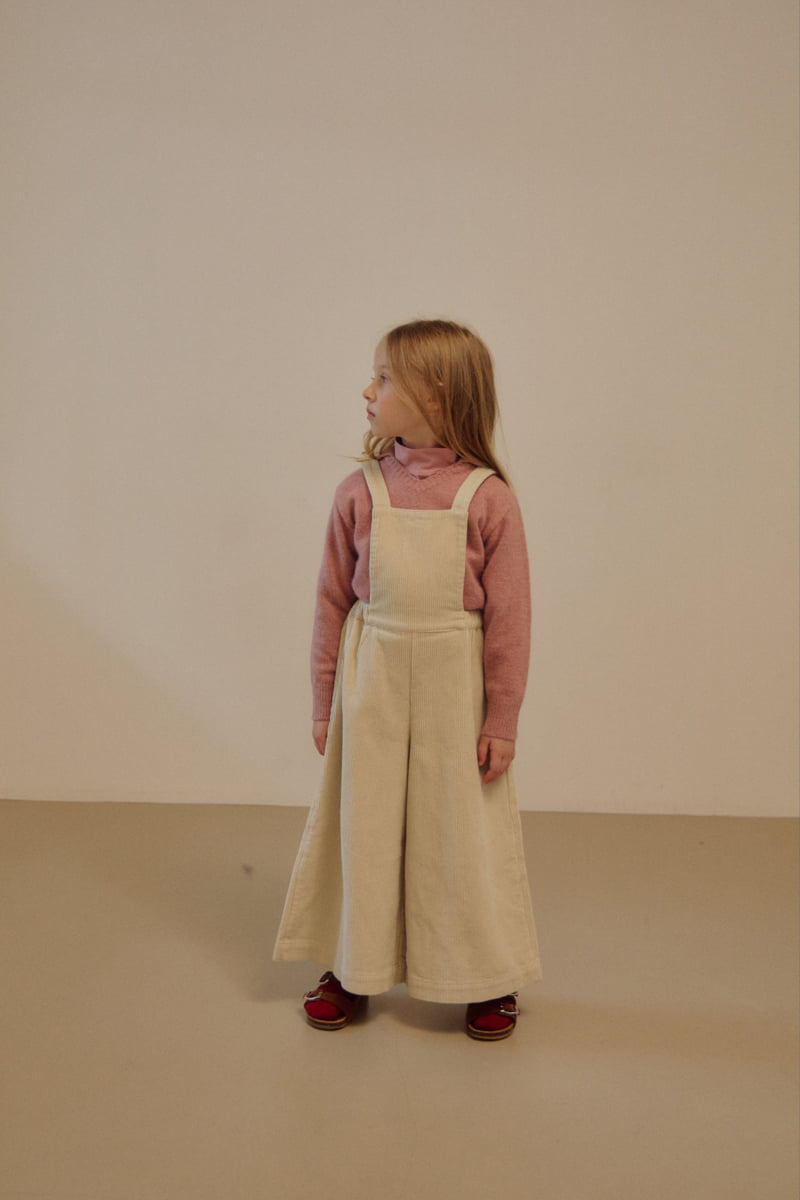 Soye - Korean Children Fashion - #kidsshorts - Boston Corduroy Suspender Pants - 4