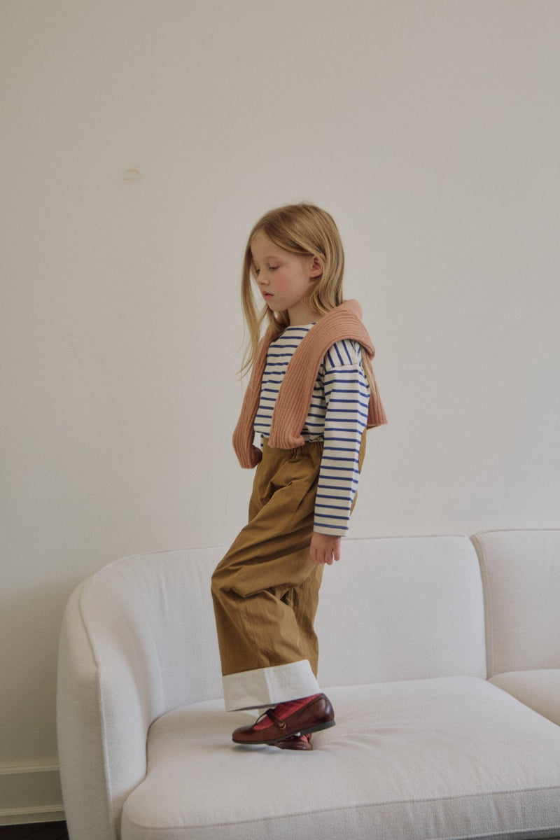 Soye - Korean Children Fashion - #kidsshorts - Poppy Stripe Tee - 4