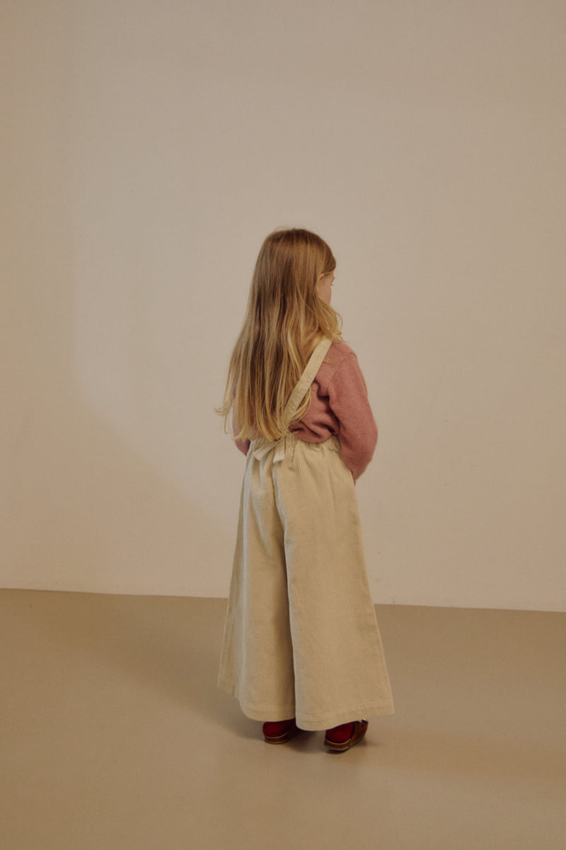 Soye - Korean Children Fashion - #kidzfashiontrend - Boston Corduroy Suspender Pants - 5