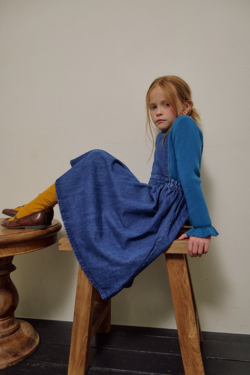 Soye - Korean Children Fashion - #kidzfashiontrend - Penco Denim One-piece - 7