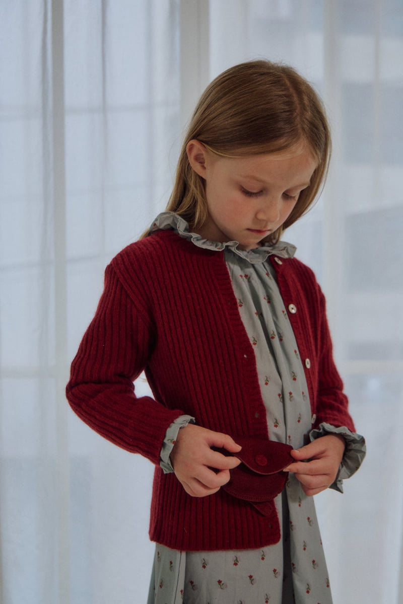 Soye - Korean Children Fashion - #littlefashionista - Raccoon Ribbed Cardigan - 11