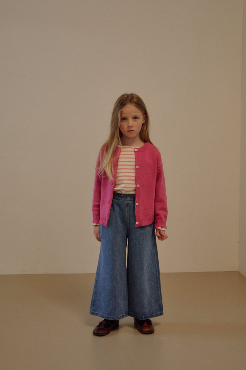 Soye - Korean Children Fashion - #littlefashionista - Rally Denim Pants (Denim) - 2