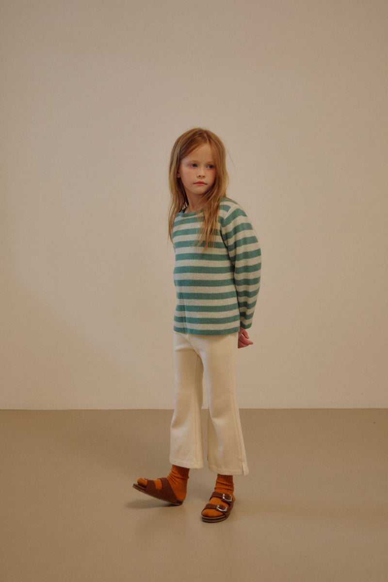 Soye - Korean Children Fashion - #magicofchildhood - Candy Stripe Round Tee - 3