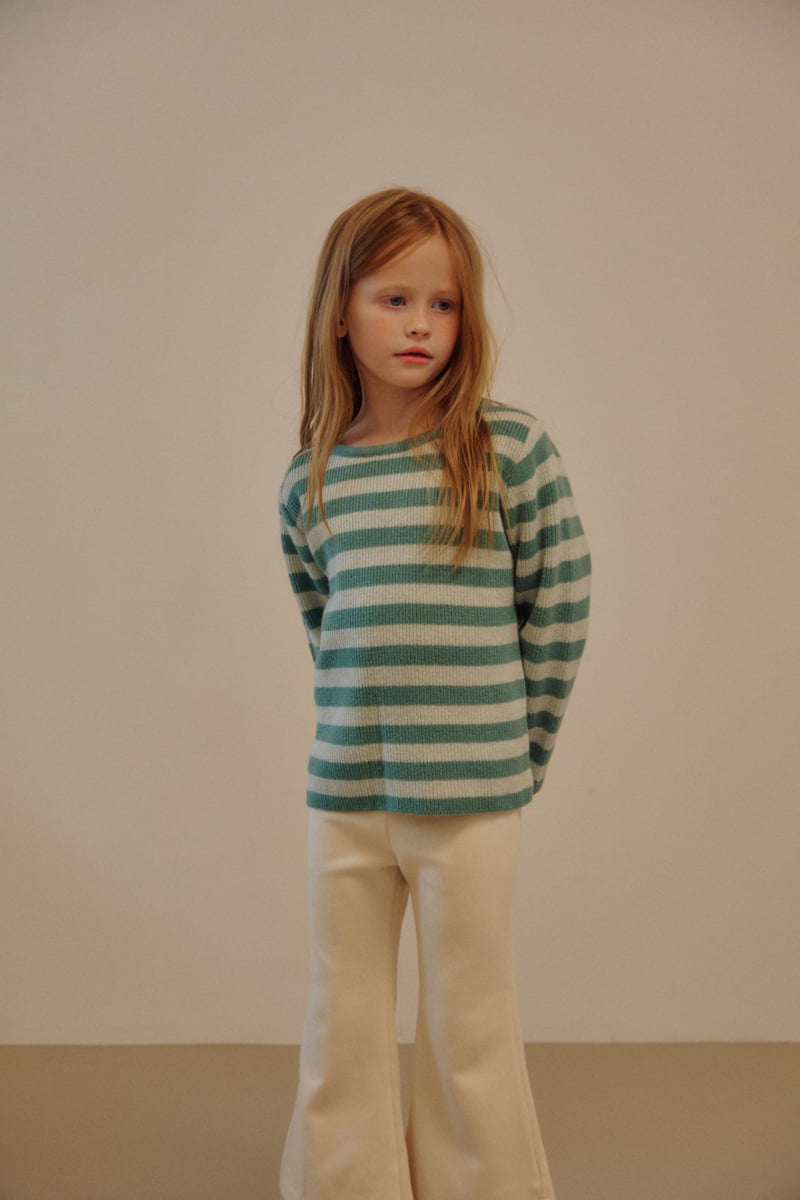 Soye - Korean Children Fashion - #magicofchildhood - Candy Stripe Round Tee - 4