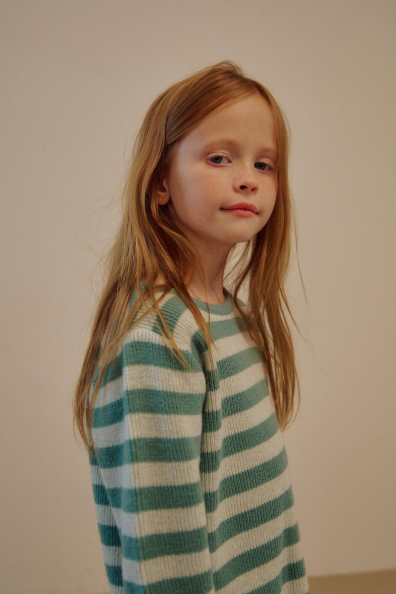 Soye - Korean Children Fashion - #prettylittlegirls - Candy Stripe Round Tee - 5