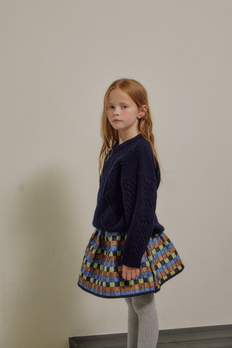 Soye - Korean Children Fashion - #prettylittlegirls - Bell Cable Round Tee - 2