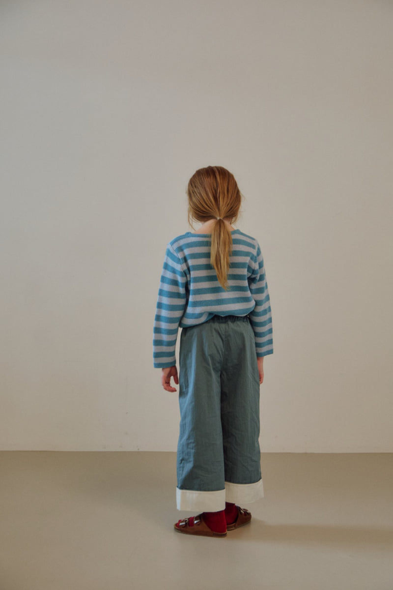 Soye - Korean Children Fashion - #minifashionista - Scone Roll-Up Pants - 4