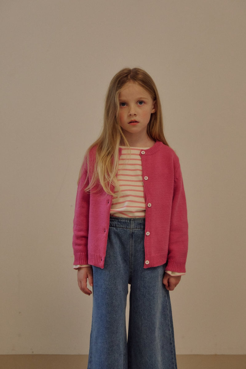 Soye - Korean Children Fashion - #prettylittlegirls - Rally Denim Pants (Denim) - 5