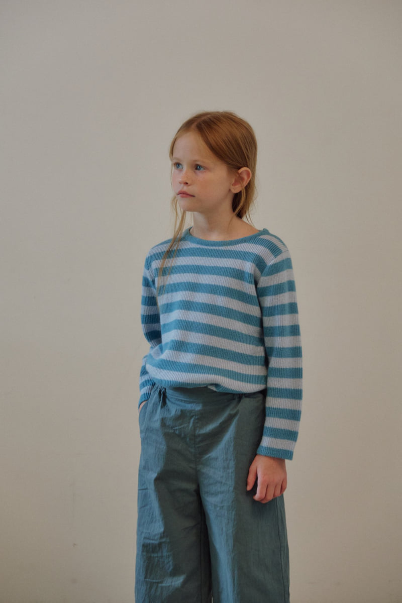 Soye - Korean Children Fashion - #stylishchildhood - Candy Stripe Round Tee - 8
