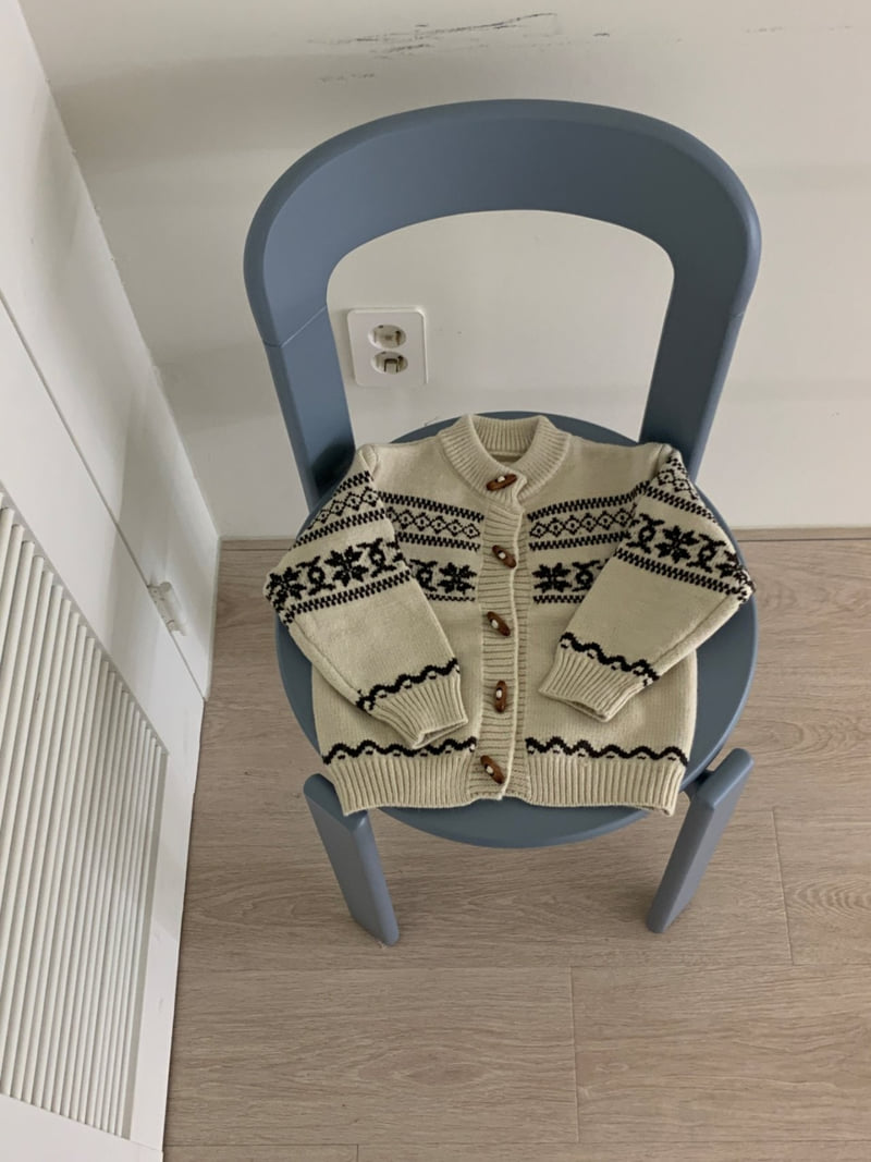 Sundaykids - Korean Children Fashion - #Kfashion4kids - Forest Cozy Knit Cardigan - 3