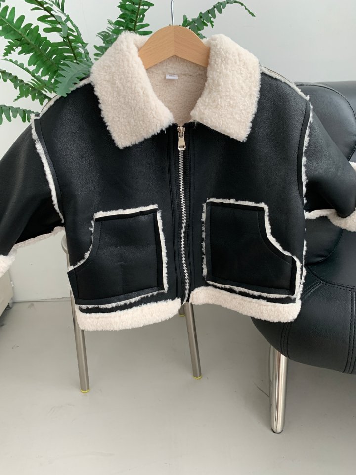 Sundaykids - Korean Children Fashion - #Kfashion4kids - Mono Mustang Jacket - 5