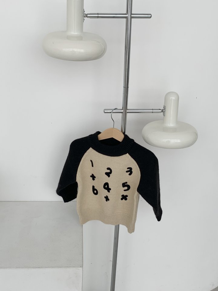 Sundaykids - Korean Children Fashion - #Kfashion4kids - Number Play Knit - 3