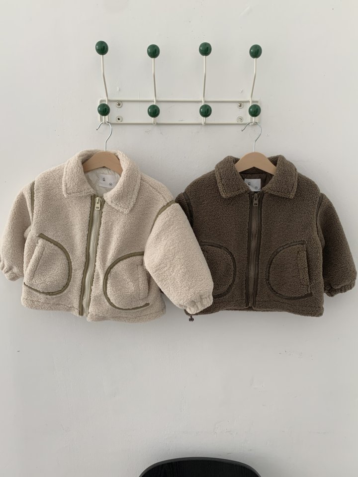 Sundaykids - Korean Children Fashion - #Kfashion4kids - Quilted Fleece Jacket - 2