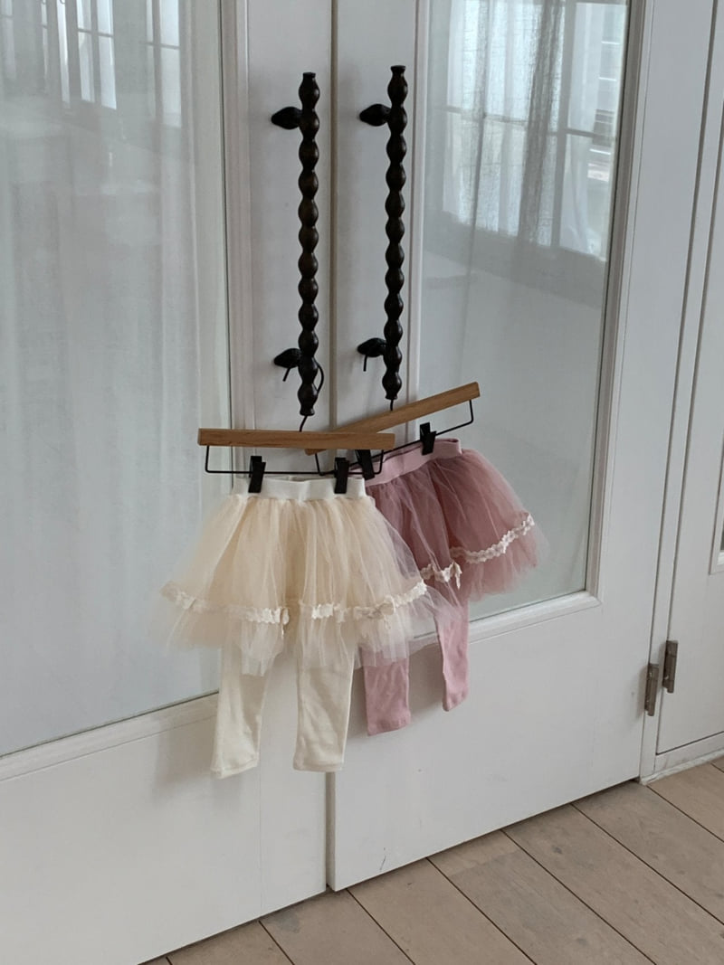 Sundaykids - Korean Children Fashion - #childofig - Princess Tulle Leggings - 3