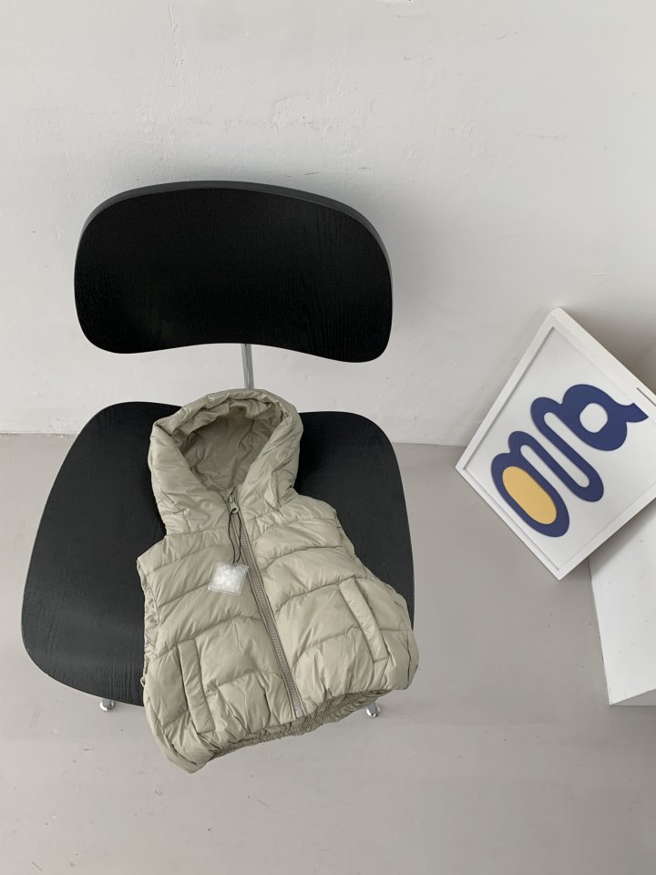 Sundaykids - Korean Children Fashion - #childofig - Soft Mood Hooded Padded Vest - 7
