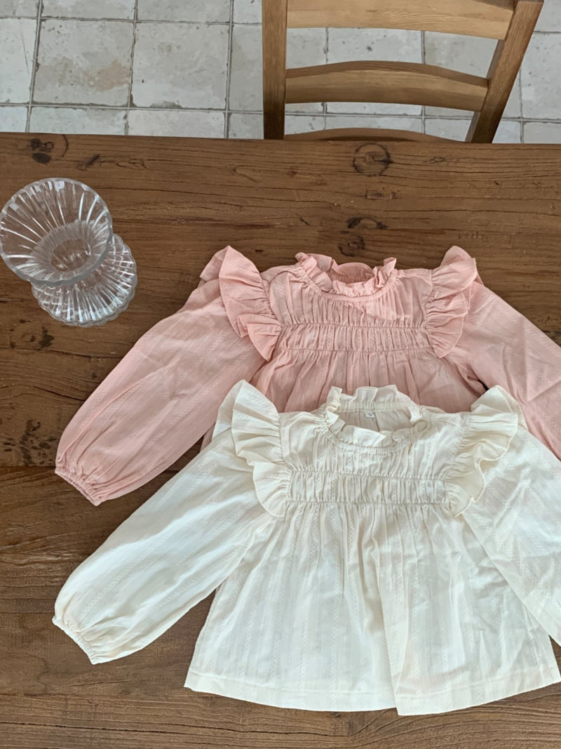 Sundaykids - Korean Children Fashion - #childrensboutique - Romance Smocked Blouse - 2