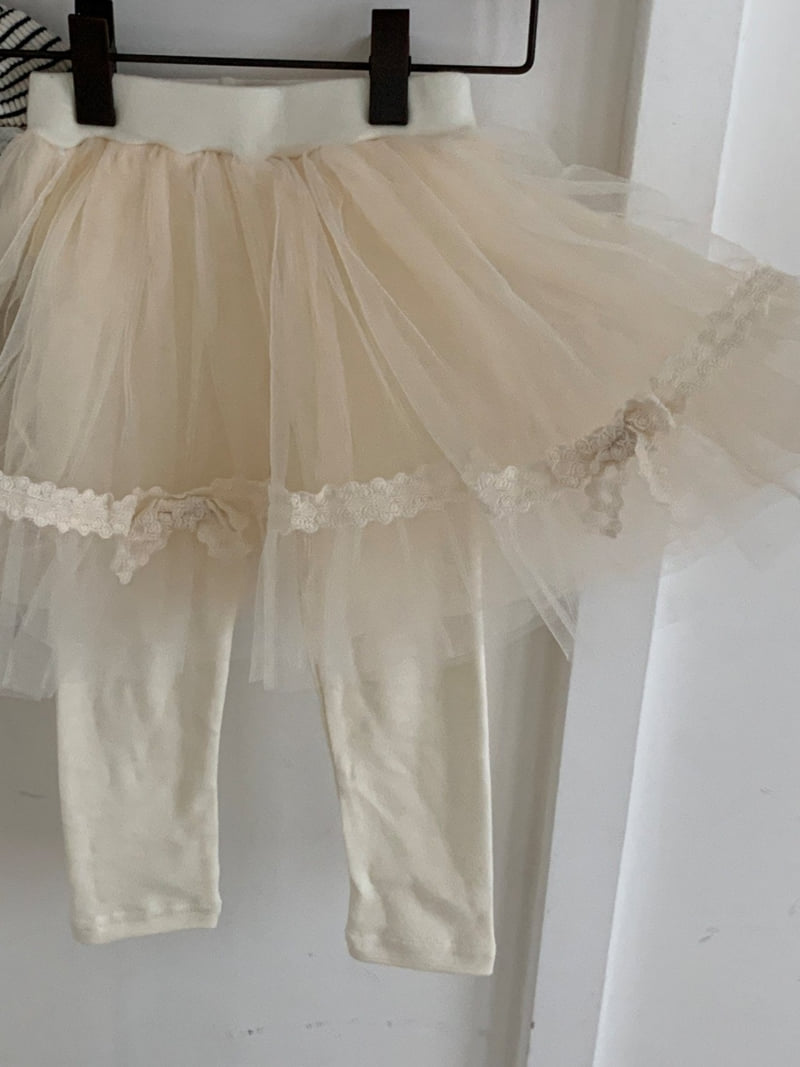 Sundaykids - Korean Children Fashion - #childofig - Princess Tulle Leggings - 4