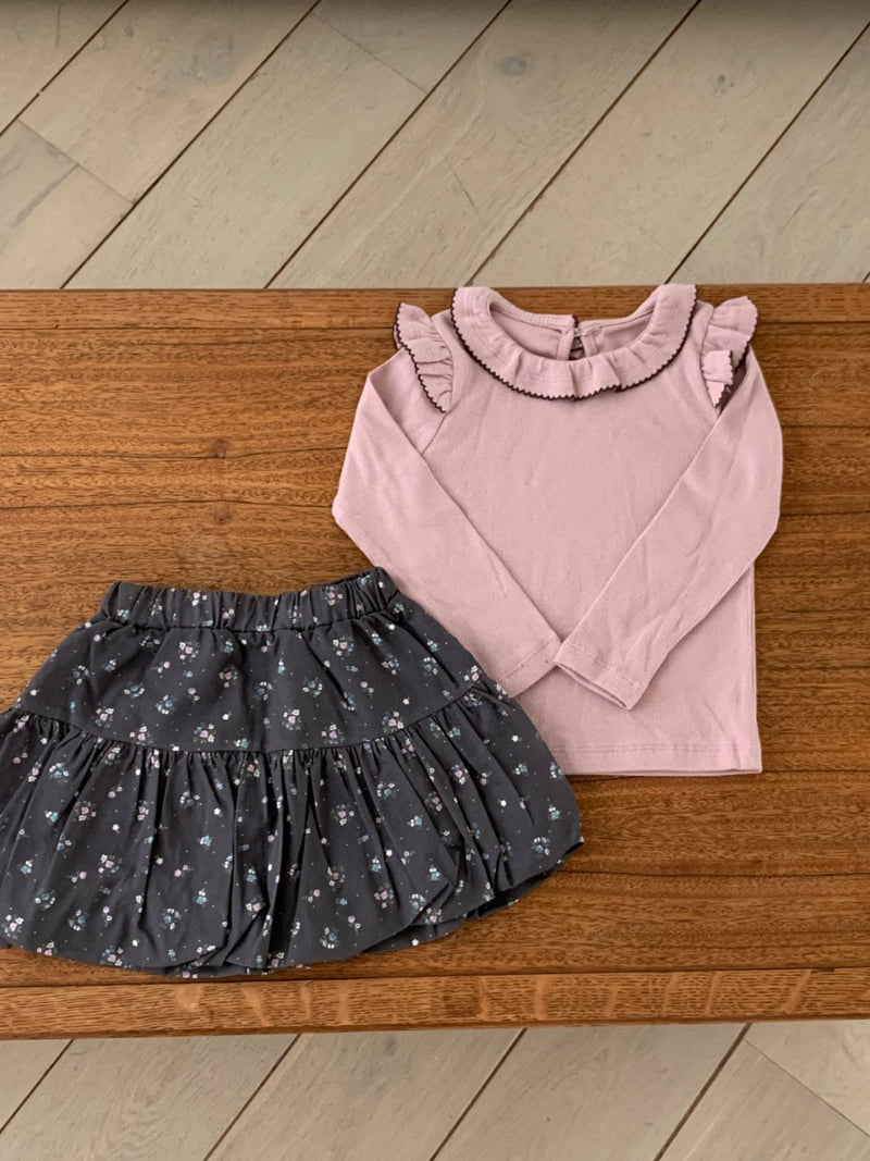 Sundaykids - Korean Children Fashion - #discoveringself - Little Volume Skirt - 11