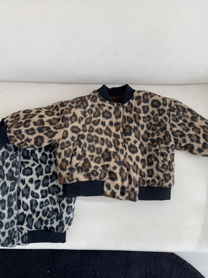 Sundaykids - Korean Children Fashion - #discoveringself - Reversible Leopard Fleece Jacket - 3