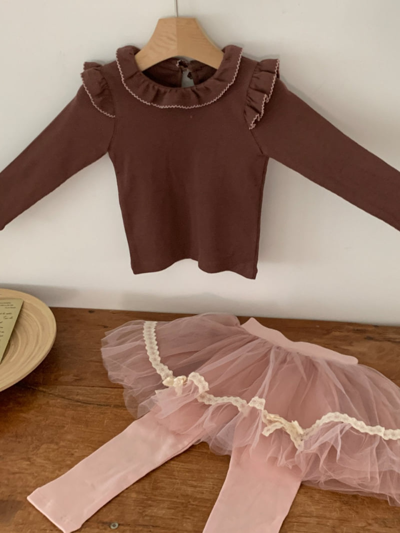 Sundaykids - Korean Children Fashion - #fashionkids - Princess Tulle Leggings - 7
