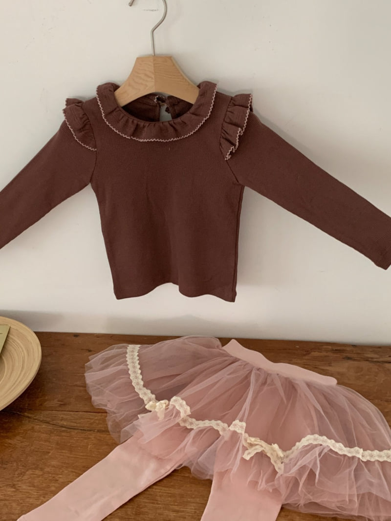 Sundaykids - Korean Children Fashion - #kidsshorts - Princess Tulle Leggings - 8
