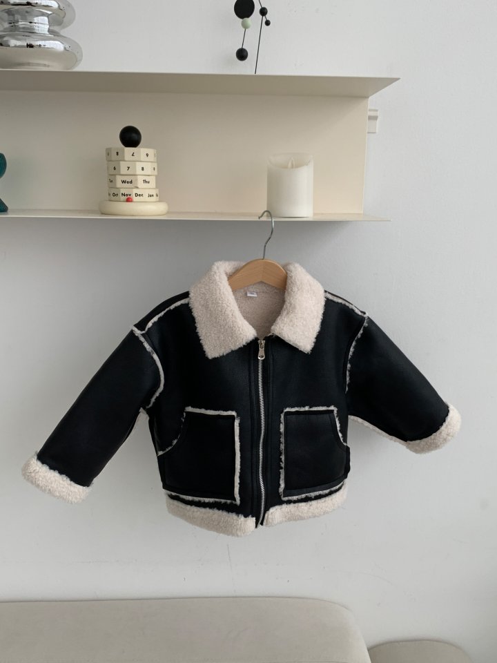 Sundaykids - Korean Children Fashion - #kidsstore - Mono Mustang Jacket - 3