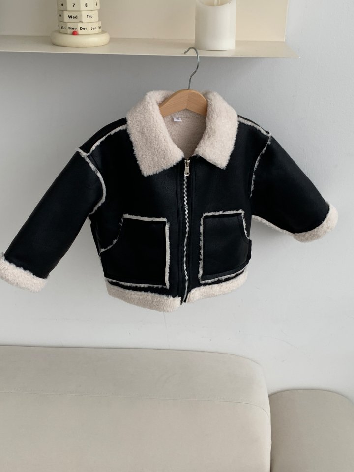 Sundaykids - Korean Children Fashion - #kidsstore - Mono Mustang Jacket - 4