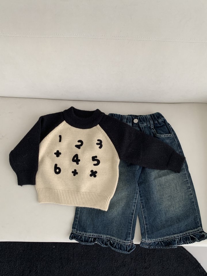Sundaykids - Korean Children Fashion - #kidzfashiontrend - Number Play Knit - 2