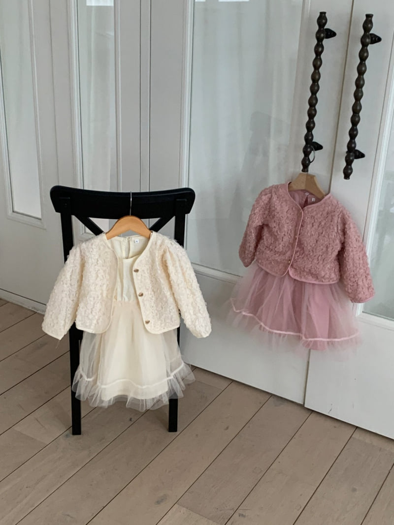Sundaykids - Korean Children Fashion - #littlefashionista - Romantic Tulle One-piece Set - 2