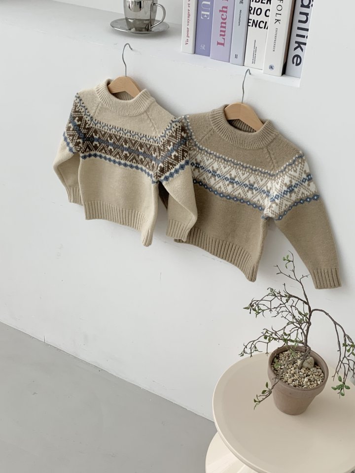 Sundaykids - Korean Children Fashion - #littlefashionista - Winter Mood Knit - 2
