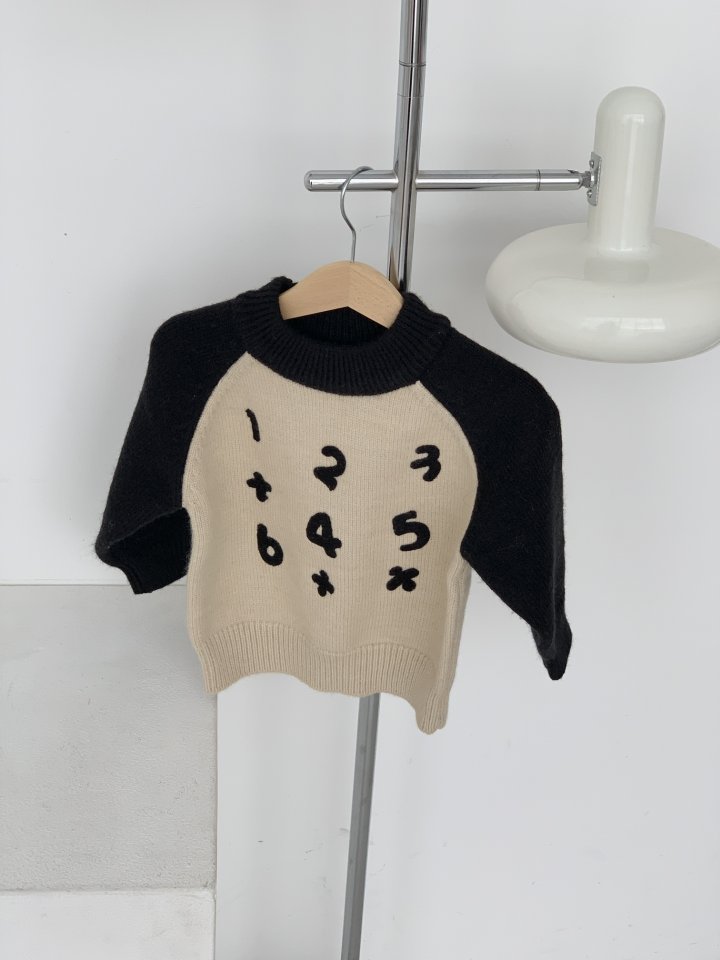 Sundaykids - Korean Children Fashion - #Kfashion4kids - Number Play Knit - 4