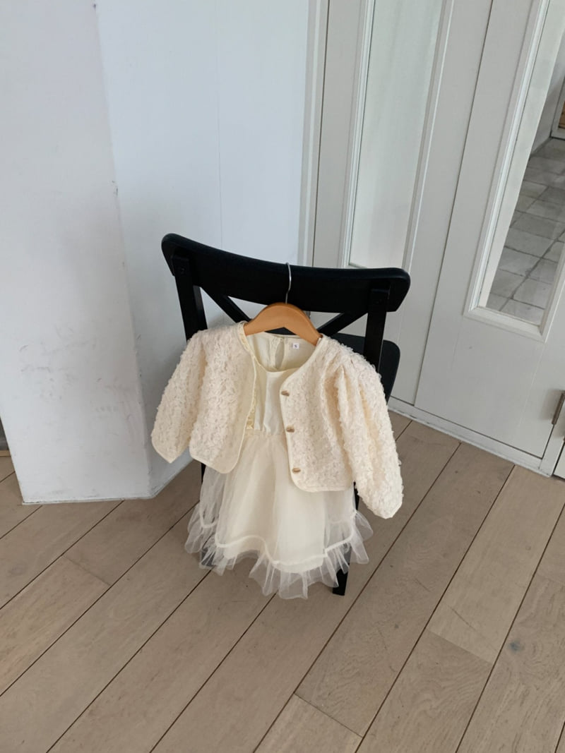 Sundaykids - Korean Children Fashion - #magicofchildhood - Romantic Tulle One-piece Set - 3
