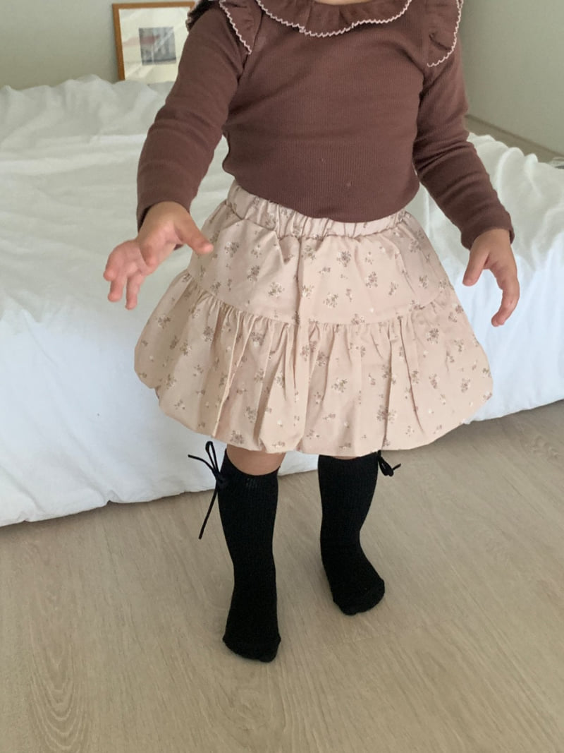 Sundaykids - Korean Children Fashion - #magicofchildhood - Little Volume Skirt - 2