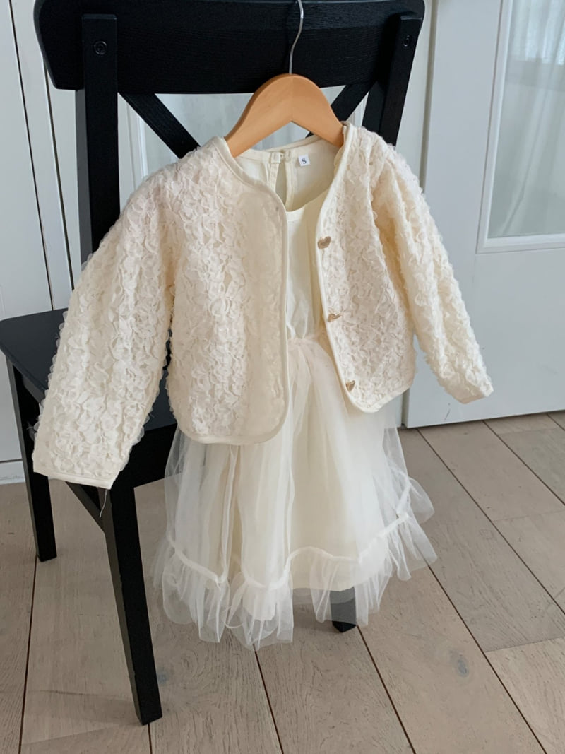Sundaykids - Korean Children Fashion - #magicofchildhood - Romantic Tulle One-piece Set - 4