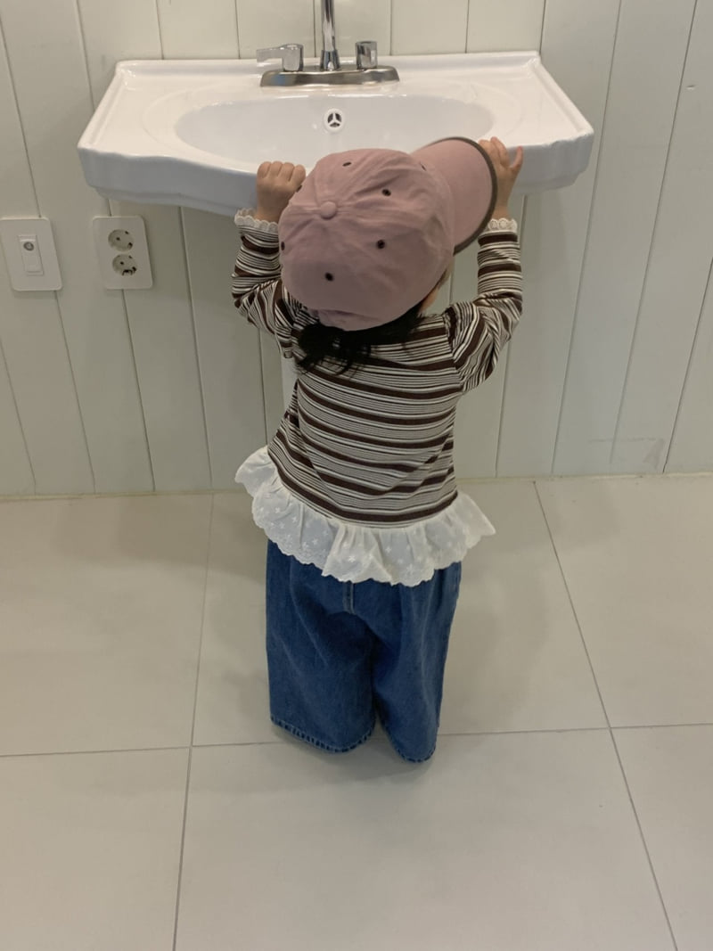 Sundaykids - Korean Children Fashion - #prettylittlegirls - Striped Petit Layered Tee - 9