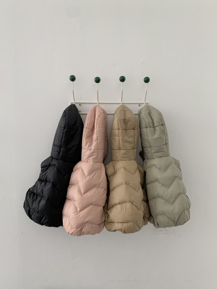 Sundaykids - Korean Children Fashion - #prettylittlegirls - Soft Mood Hooded Padded Vest - 3