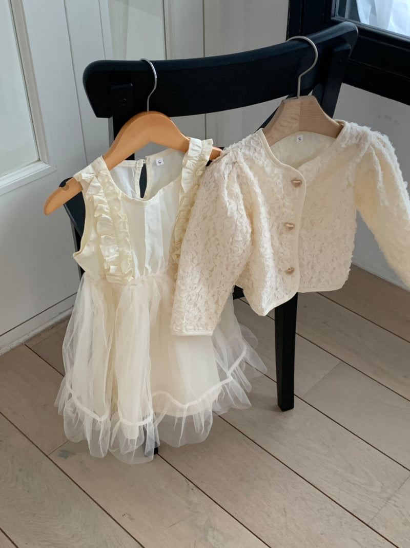 Sundaykids - Korean Children Fashion - #todddlerfashion - Romantic Tulle One-piece Set - 6