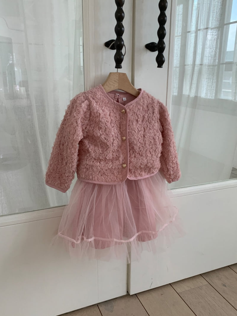 Sundaykids - Korean Children Fashion - #toddlerclothing - Romantic Tulle One-piece Set - 7